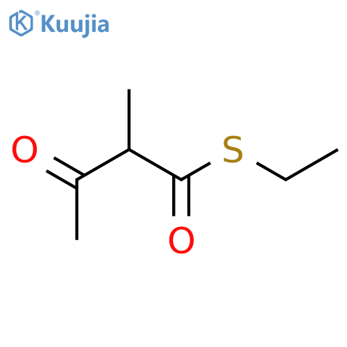 Butanethioic acid, 2-methyl-3-oxo-, S-ethyl ester, (±)- structure