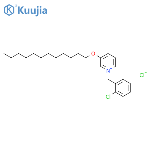 PYRIDINIUM, 1-[(2-CHLOROPHENYL)METHYL]-3-(DODECYLOXY)-, CHLORIDE structure