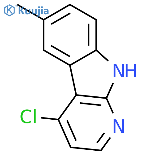 4-chloro-6-methyl-9H-Pyrido[2,3-b]indole structure