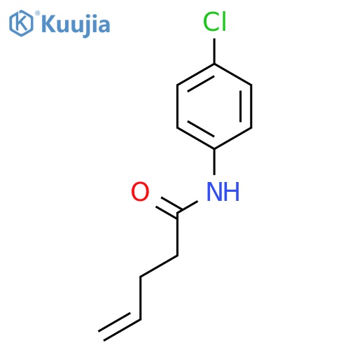 4-Pentenamide, N-(4-chlorophenyl)- structure