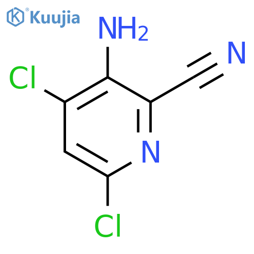 3-Amino-4,6-dichloropicolinonitrile structure