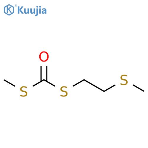 Carbonodithioic acid, S-methyl S-[2-(methylthio)ethyl] ester structure