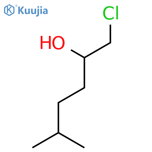 1-Chloro-5-methylhexan-2-ol structure