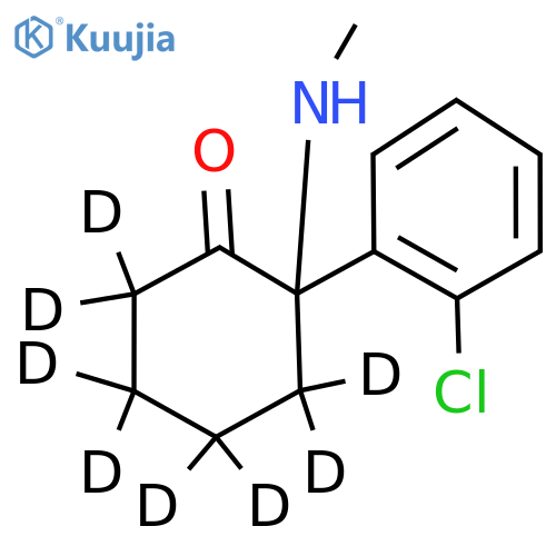 2-(2-Chlorophenyl)-2-(methylamino)cyclohexanone-2,2,3,3,4,4,5,5-d8 structure