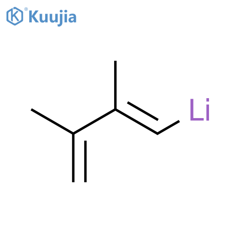 Lithium, (2,3-dimethyl-1,3-butadienyl)- structure