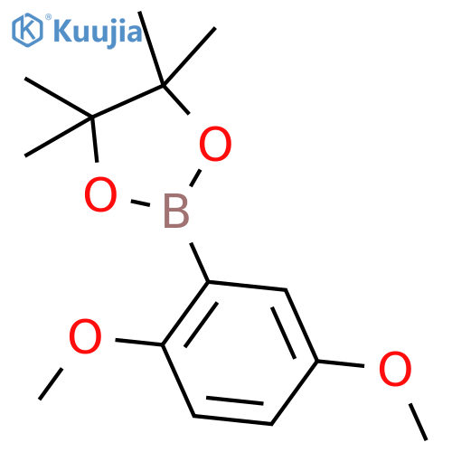 2,5-Dimethoxyphenylboronic acid, pinacol ester structure
