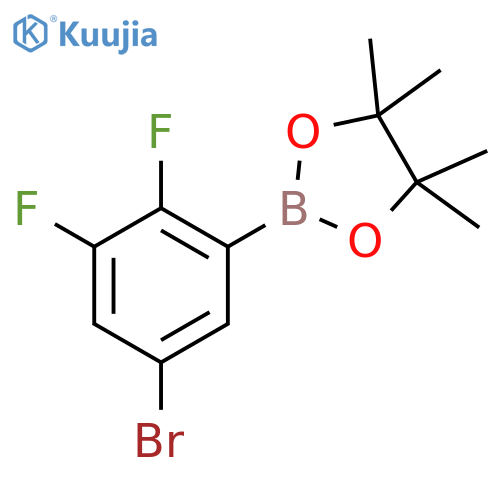 5-Bromo-2,3-difluorophenylboronic Acid Pinacol Ester structure