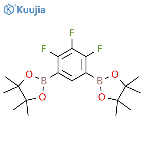 2,2'-(4,5,6-Trifluorobenzene-1,3-diyl)bis(4,4,5,5-tetramethyl-1,3,2-dioxaborolane) structure