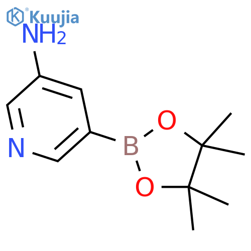 3-Aminopyridine-5-boronic acid, pinacol ester structure