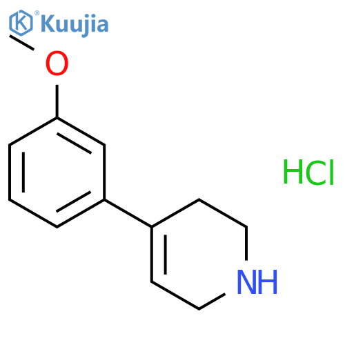 4-(3-Methoxyphenyl)-1,2,3,6-tetrahydropyridine Hydrochloride structure