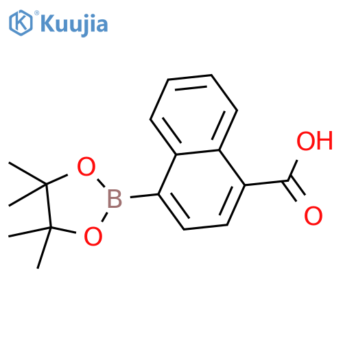 4-Carboxynaphthalene-1-boronic Acid Pinacol Ester structure