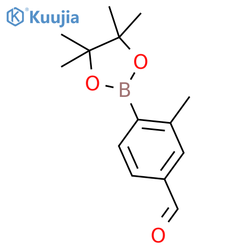 4-Formyl-2-methylphenylboronic Acid Pinacol Ester structure