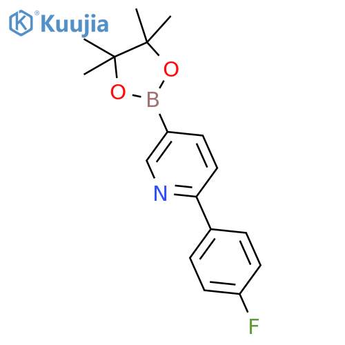 6-(4-Fluorophenyl)pyridine-3-boronic Acid Pinacol Ester structure
