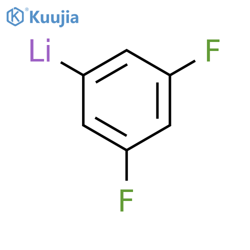 Lithium, (3,5-difluorophenyl)- structure