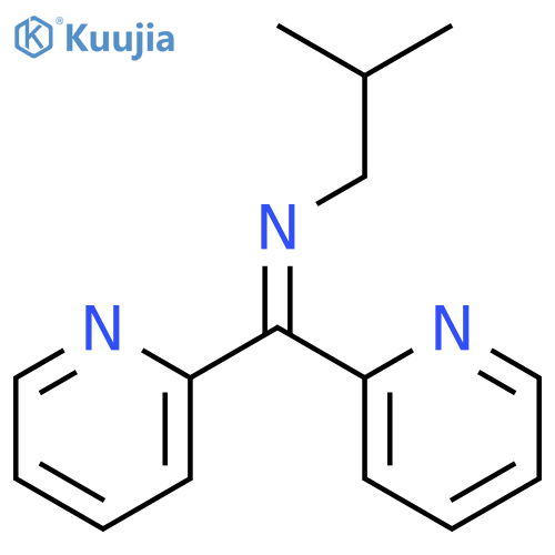 1-Propanamine, N-(di-2-pyridinylmethylene)-2-methyl- structure