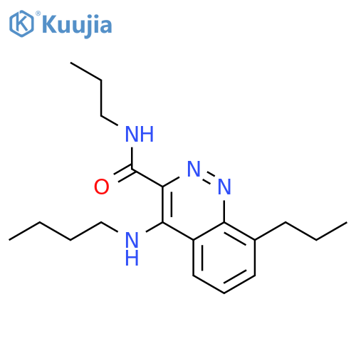 4-(butylamino)-n,8-dipropylcinnoline-3-carboxamide structure