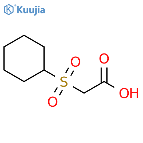 Cyclohexanesulfonyl-acetic acid structure
