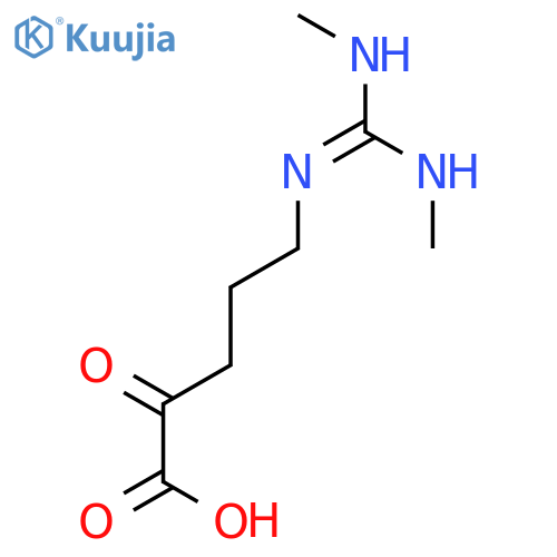 5-Bis(methylamino)methyleneamino-2-oxo-pentanoic Acid structure