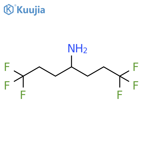 1,1,1,7,7,7-hexafluoroheptan-4-amine structure
