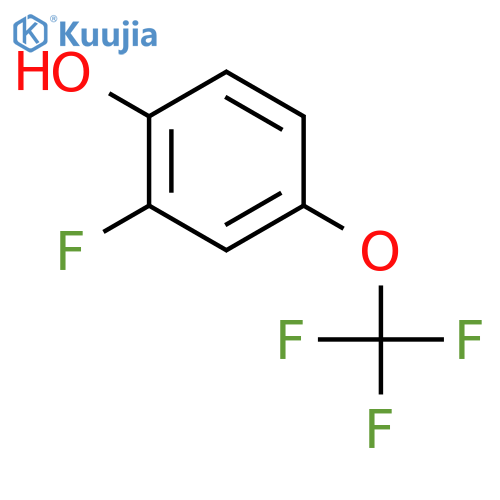 2-Fluoro-4-(trifluoromethoxy)phenol structure