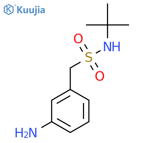 1-(3-Aminophenyl)-N-tert-butylmethanesulfonamide structure