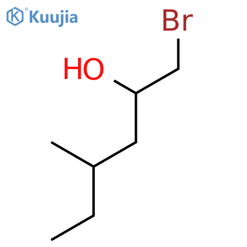2-Hexanol, 1-bromo-4-methyl- structure