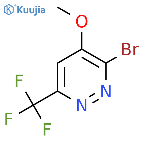 3-Bromo-4-methoxy-6-trifluoromethyl-pyridazine structure