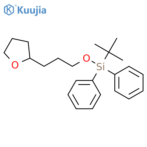 Silane, (1,1-dimethylethyl)diphenyl[3-(tetrahydro-2-furanyl)propoxy]- structure