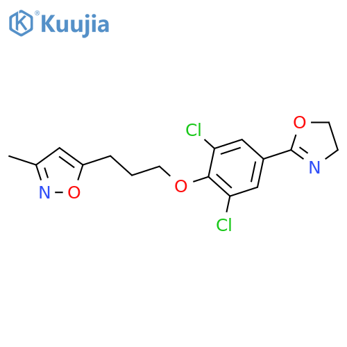 Isoxazole,5-[3-[2,6-dichloro-4-(4,5-dihydro-2-oxazolyl)phenoxy]propyl]-3-methyl- structure