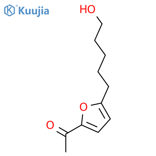 Ethanone, 1-[5-(5-hydroxypentyl)-2-furanyl]- structure
