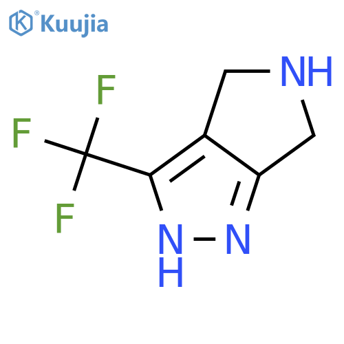 3-(trifluoromethyl)-1H,4H,5H,6H-pyrrolo[3,4-c]pyrazole structure