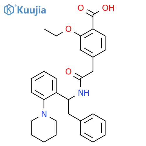2-Desisopropyl-2-phenyl Repaglinide (Repaglinide Impurity) structure