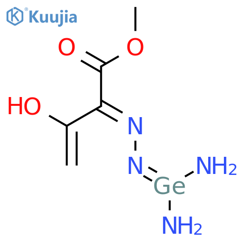 3-Butenoic acid, 2-[(diaminogermylene)hydrazono]-3-hydroxy-, methyl ester structure