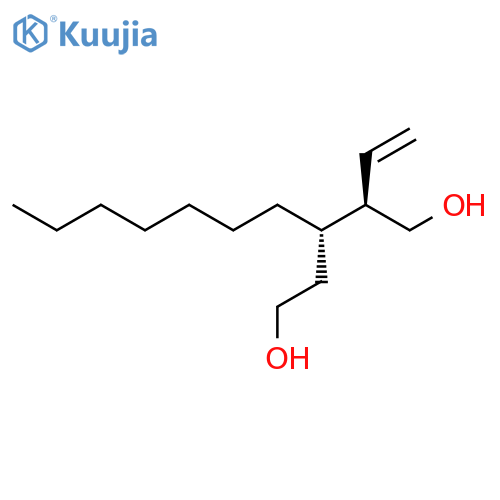 1,5-Pentanediol, 2-ethenyl-3-heptyl-, (R*,S*)- structure