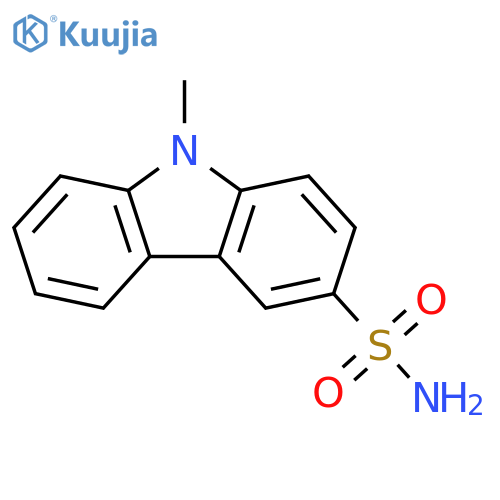 9-methyl-9H-carbazole-3-sulfonamide structure