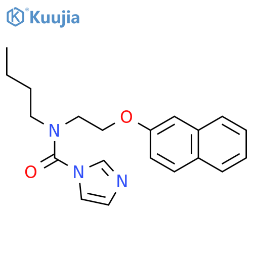 1H-Imidazole-1-carboxamide, N-butyl-N-[2-(2-naphthalenyloxy)ethyl]- structure