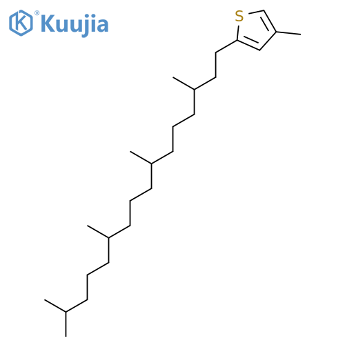Thiophene, 4-methyl-2-(3,7,11,15-tetramethylhexadecyl)- structure