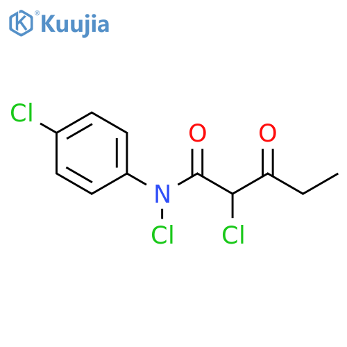 Pentanamide, N,2-dichloro-N-(4-chlorophenyl)-3-oxo- structure
