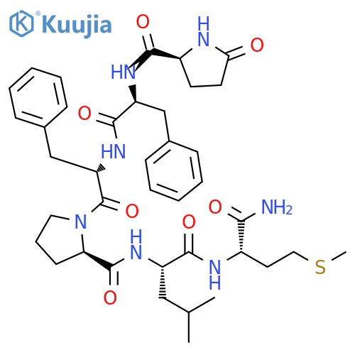 L-Methioninamide,5-oxo-L-prolyl-L-phenylalanyl-L-phenylalanyl-D-prolyl-L-leucyl- (9CI) structure