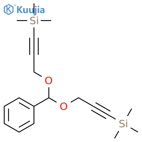 6,8-Dioxa-2,12-disilatrideca-3,10-diyne, 2,2,12,12-tetramethyl-7-phenyl- structure