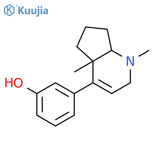 Phenol,3-[(4aR,7aR)-2,4a,5,6,7,7a-hexahydro-1,4a-dimethyl-1H-cyclopenta[b]pyridin-4-yl]-,rel- structure