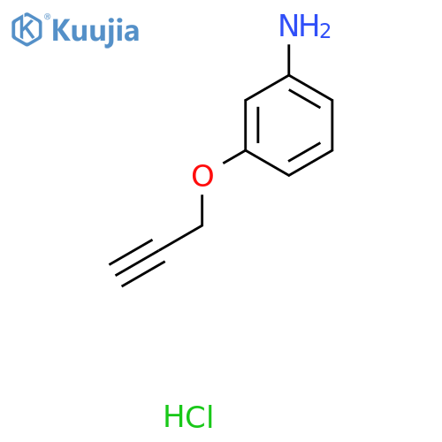 3-(Prop-2-yn-1-yloxy)aniline hydrochloride structure