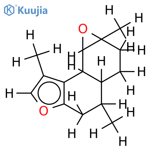 verboccidentafurane-4alpha,5alpha-epoxide structure