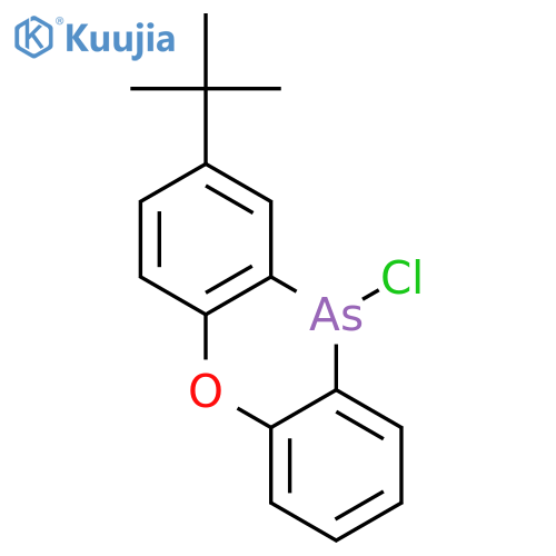 10H-Phenoxarsine, 10-chloro-2-(1,1-dimethylethyl)- structure
