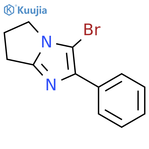 5H-Pyrrolo[1,2-a]imidazole, 3-bromo-6,7-dihydro-2-phenyl- structure