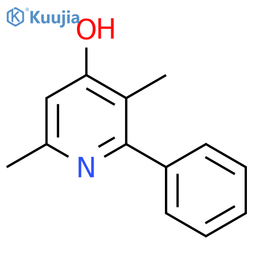 4-Pyridinol, 3,6-dimethyl-2-phenyl- structure