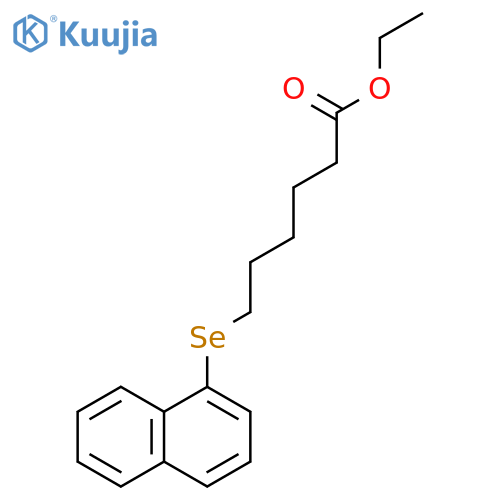 5-(ethoxycarbonyl)pentyl 1-naphthyl selenide structure