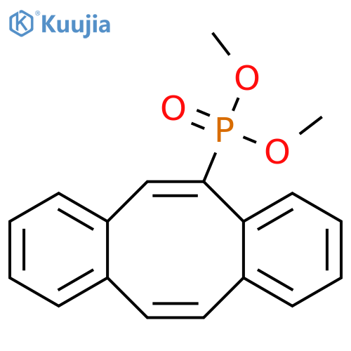 PHOSPHONIC ACID, DIBENZO[A,E]CYCLOOCTEN-5-YL-, DIMETHYL ESTER structure