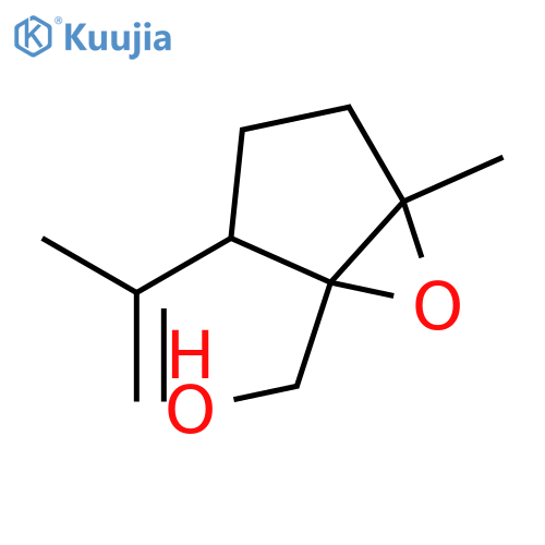 (5-methyl-2-prop-1-en-2-yl-6-oxabicyclo[3.1.0]hexan-1-yl)methanol structure