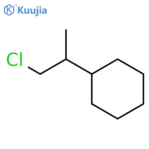 Cyclohexane, (2-chloro-1-methylethyl)- structure